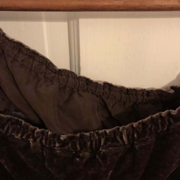 ▪️Short Strapless Empire Waist Crushed Velour/Velvet Dress by Juicy Couture - Picture 8 of 13